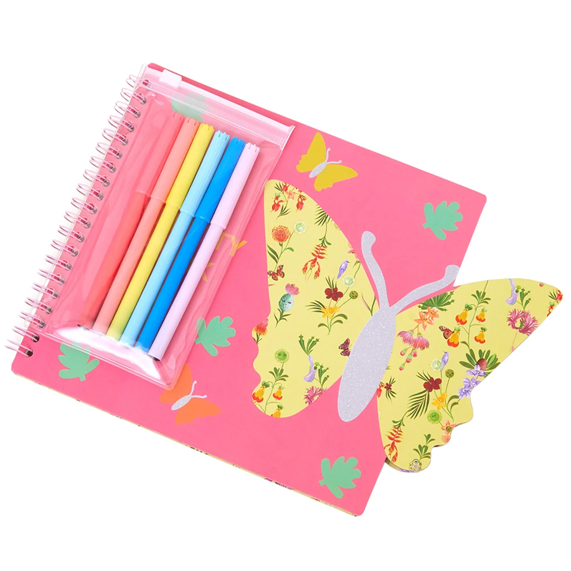 Accessorize London Pink  Butterfly Activity Book