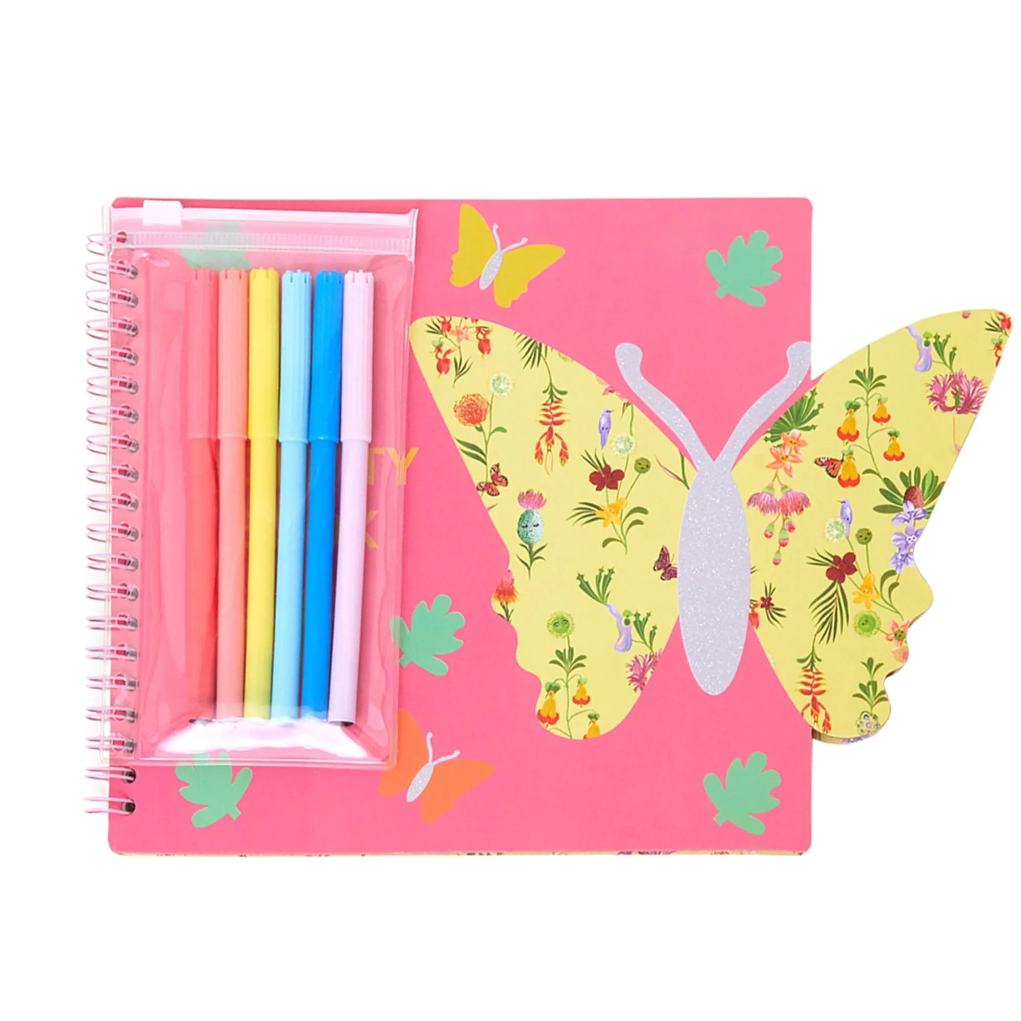 Accessorize London Pink  Butterfly Activity Book