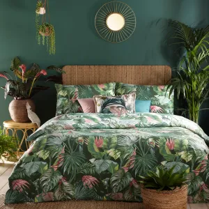 Amazonia Rainforest Duvet Cover Set Jade