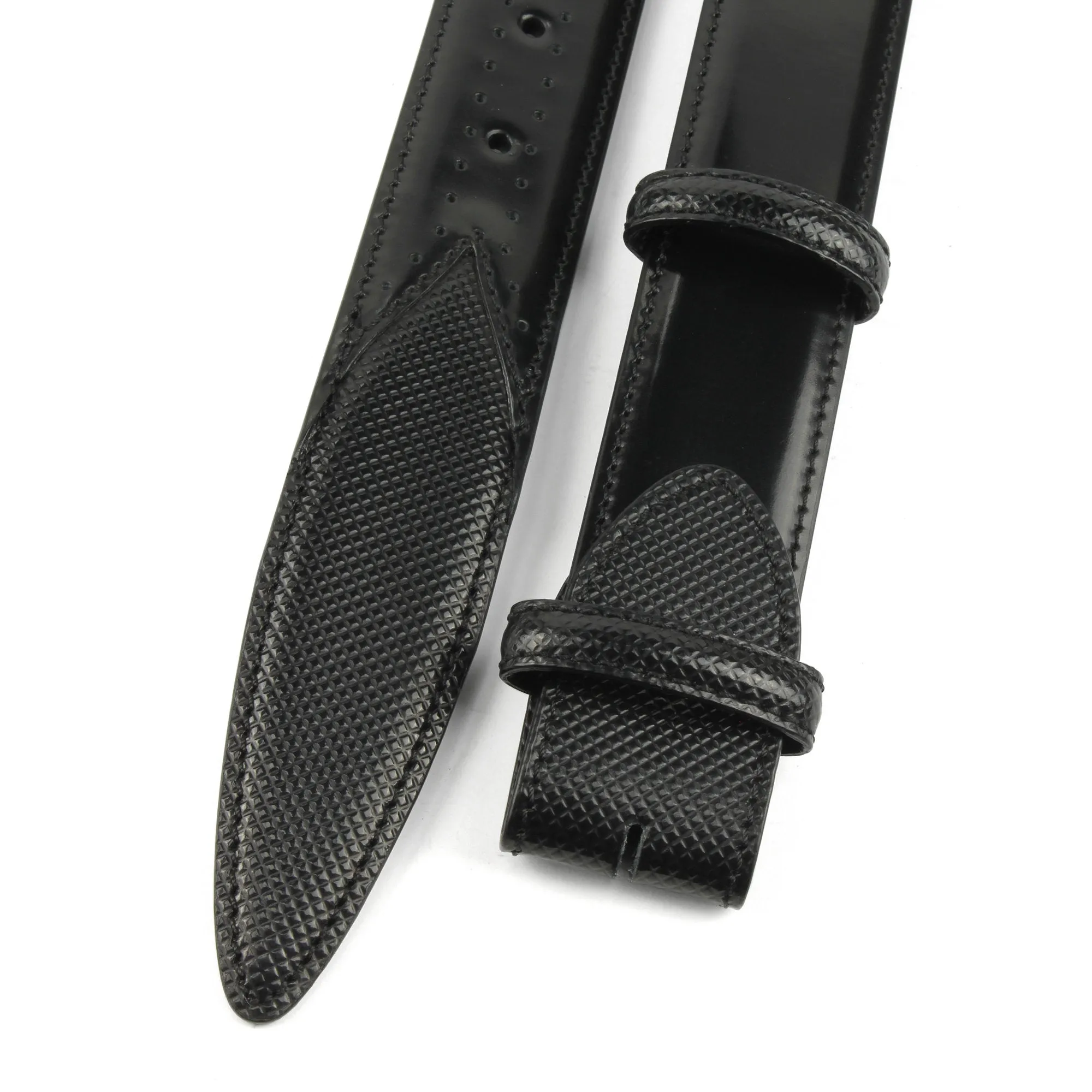 Belmondo Cordovan Effect Belt Strap