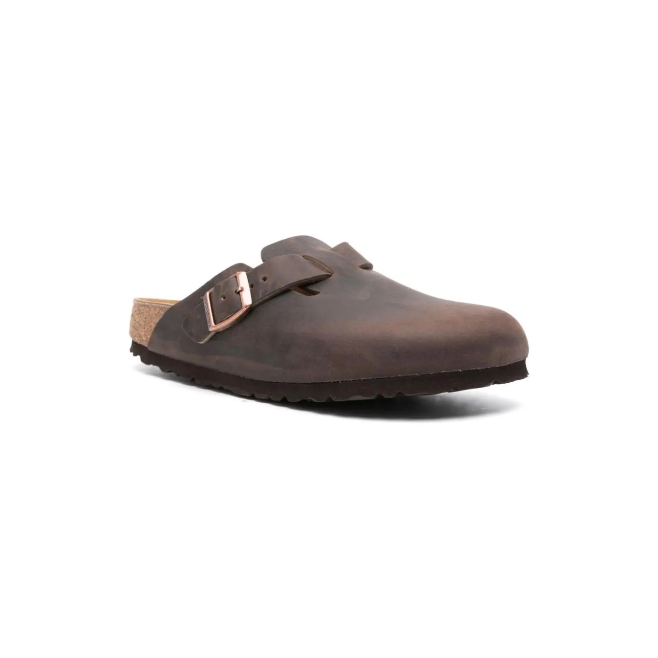 Birkenstock calf leather smooth grain Sandals Brown