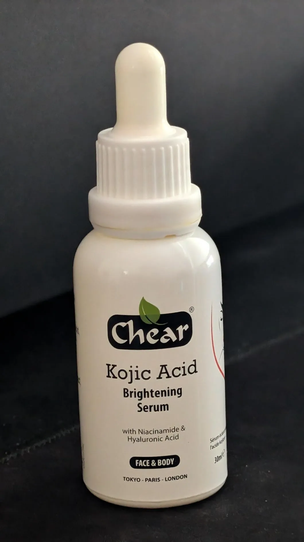 Chear Kojic Acid Skin Brightening Serum for Face and Body 30ml