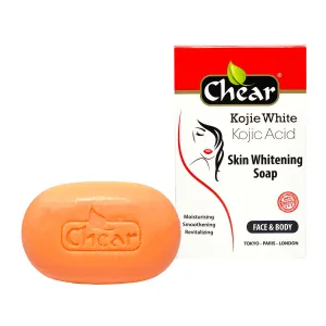 Chear Kojie White - Kojic Acid Skin Whitening Face & Body Washing Soap Bar