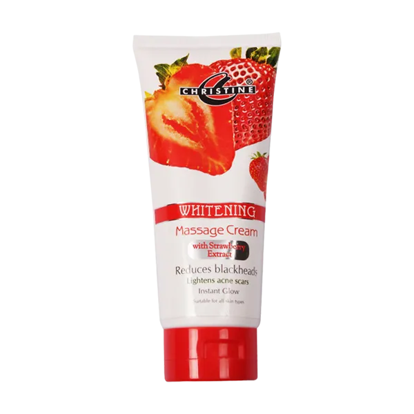 Christine Whitening Massage Cream Strawberry Extract 150gm