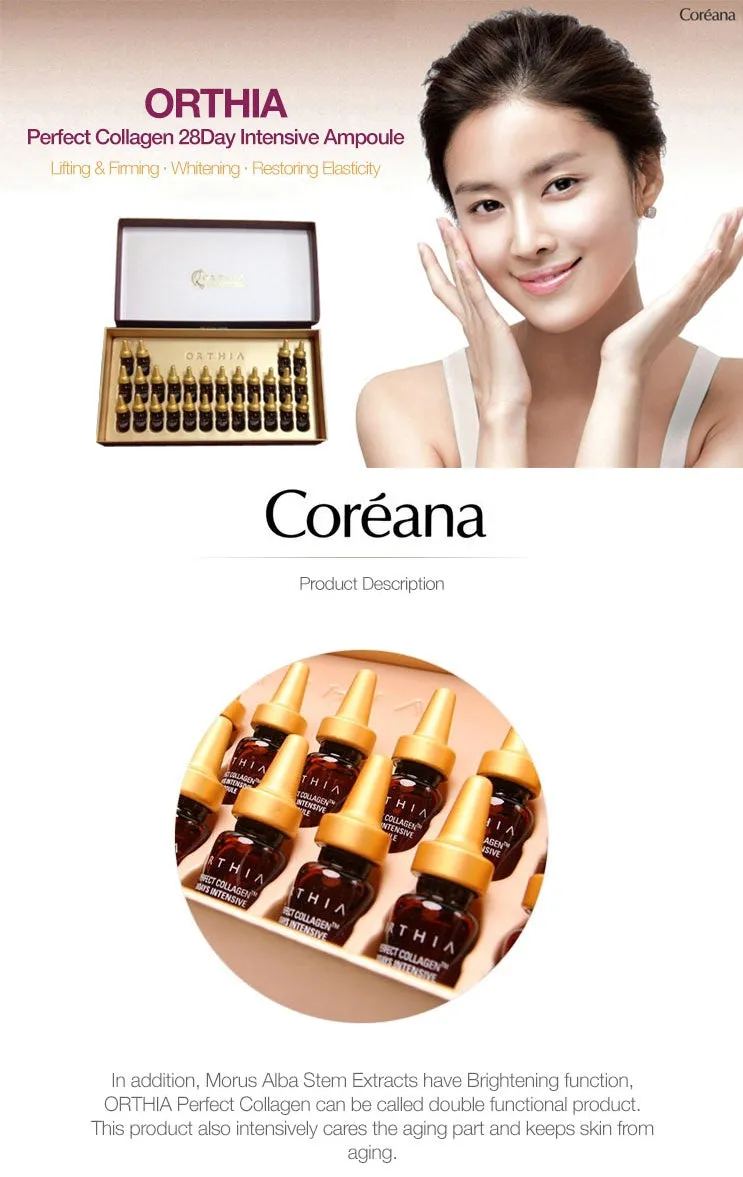 Coreana Orthia Pefect Collagen 28days Intensive Ampoule Sets 5ea Kits