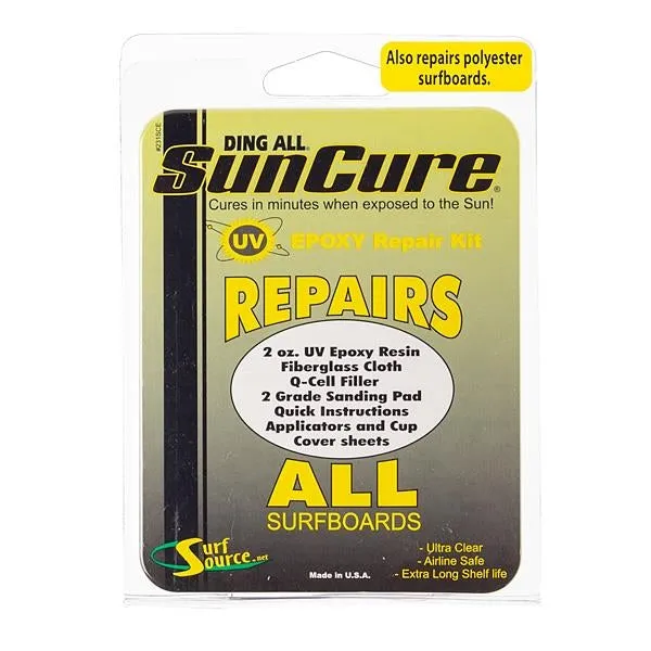 Ding Repair - Ding All Sun Cure Repairs ALL Epoxy kit.