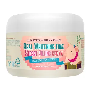 Exfoliante facial Elizavecca Milky Piggy Real Whitening Time Secret Pilling Cream 100ml