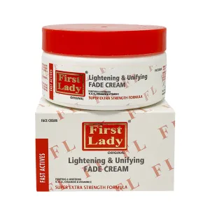 First Lady Fast Actives Lightening & Unifying Face Cream (200ml red Jar)