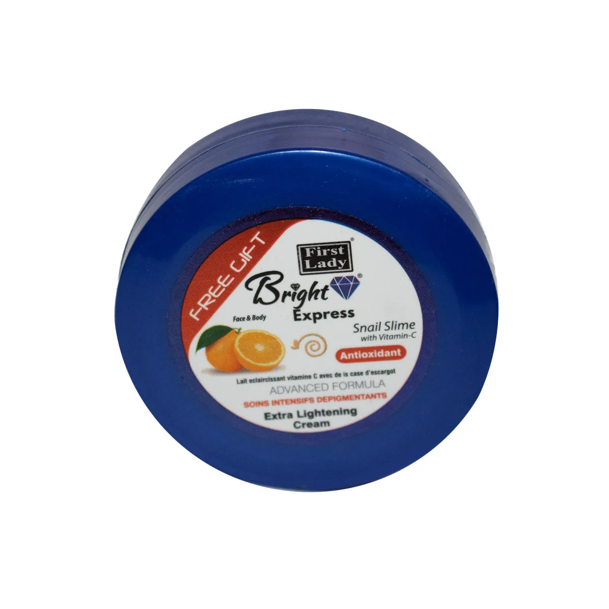 FREE SAMPLE - First Lady Bright Express Snail Slime with Vitamin C Extra Lightening Cream Face & Body