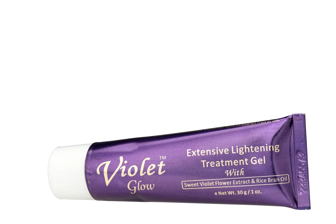 GLOW - Violet Glow Extensive Lightening Treatment Gel With Sweet Violet Flower Extract & Rice Bran Oil