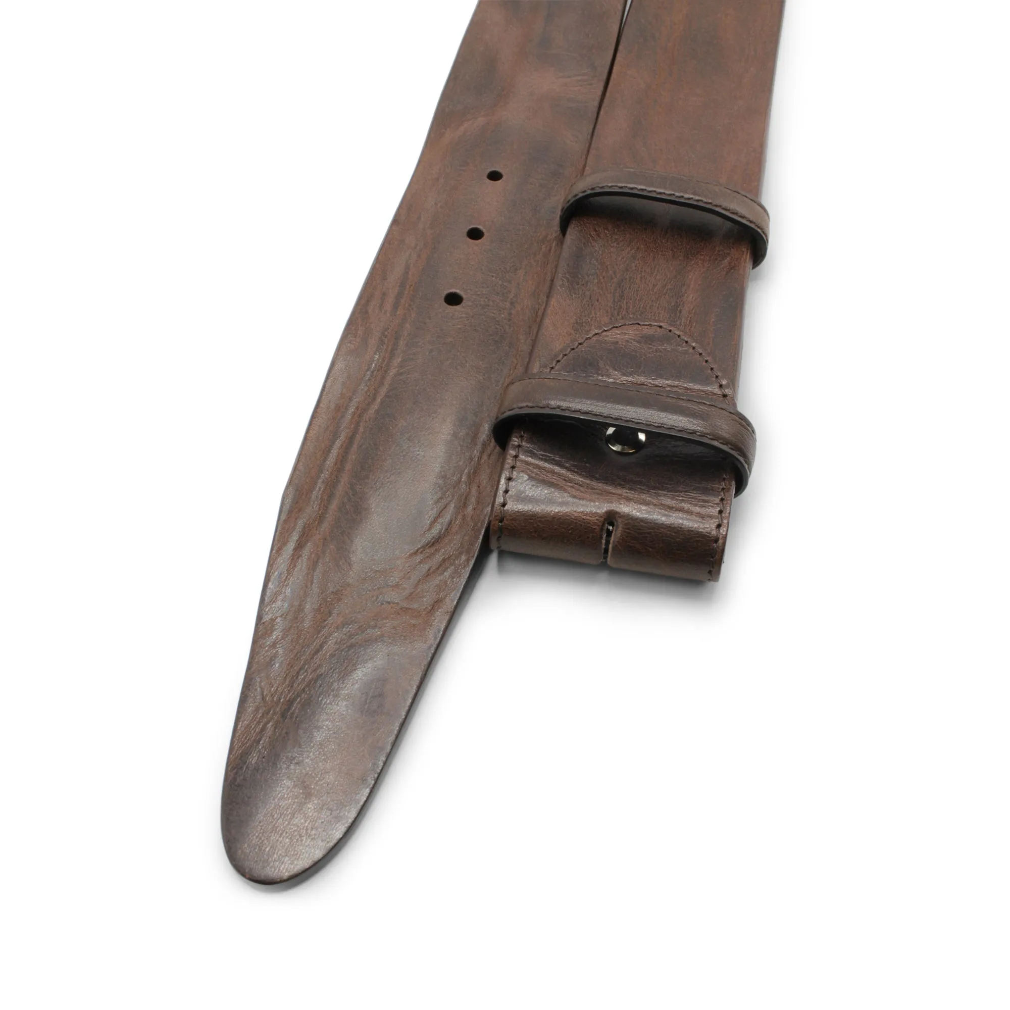 Grant Extra Wide Vintage Feel Unlined Belt Strap