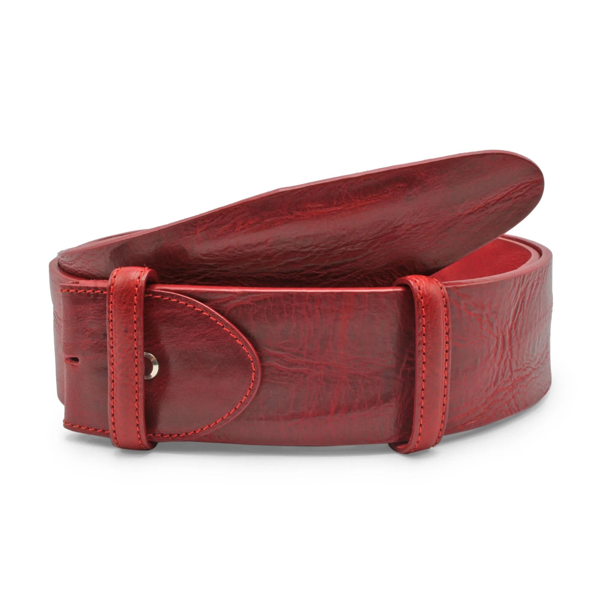 Grant Extra Wide Vintage Feel Unlined Belt Strap