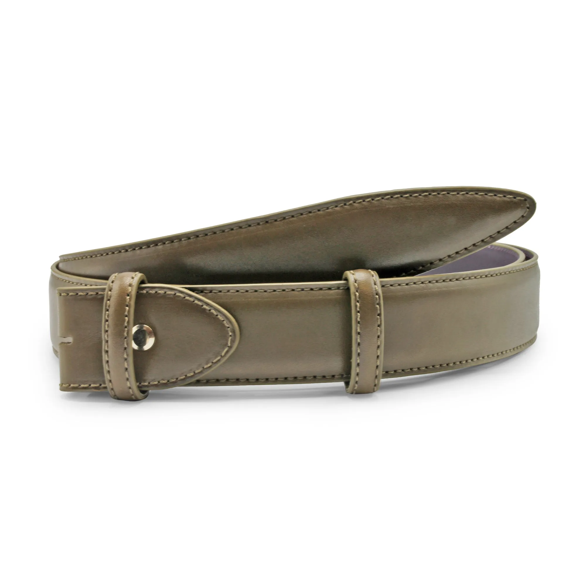 Hand Burnished Bogart Belt Strap