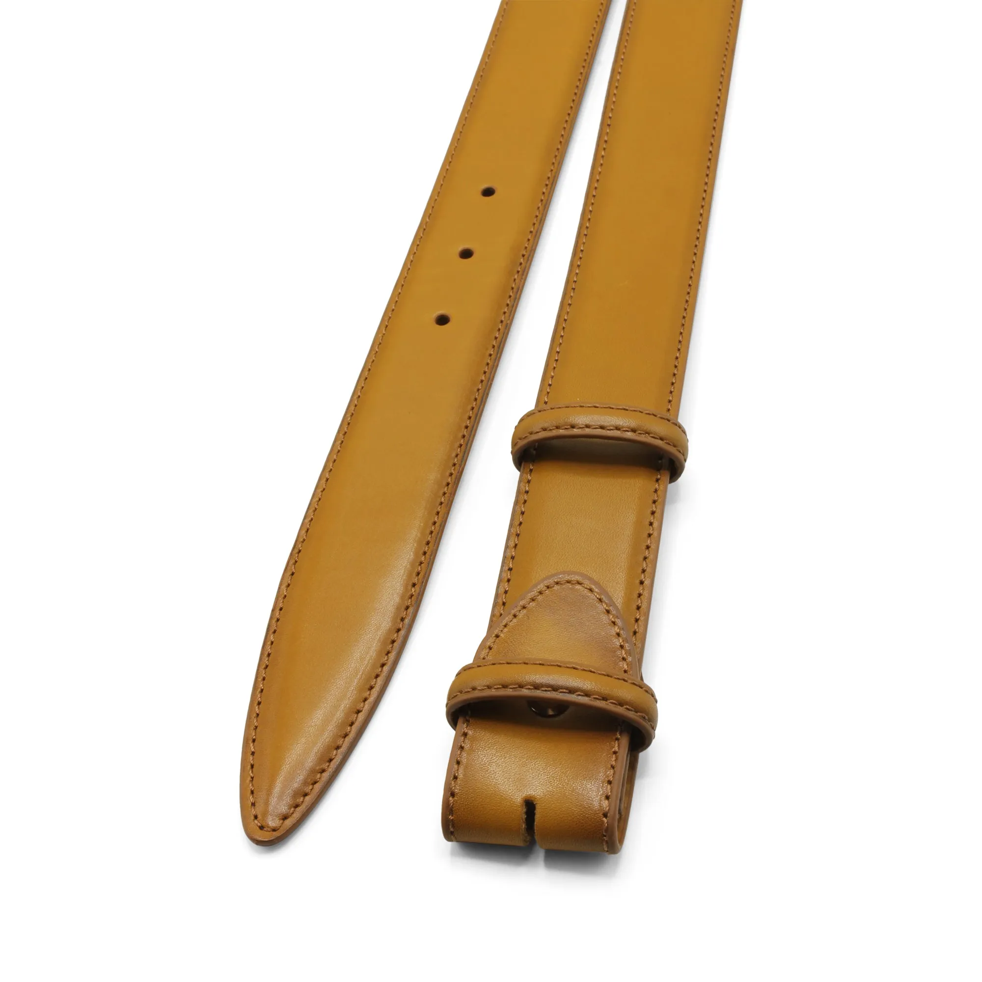 Hand Burnished Bogart Belt Strap