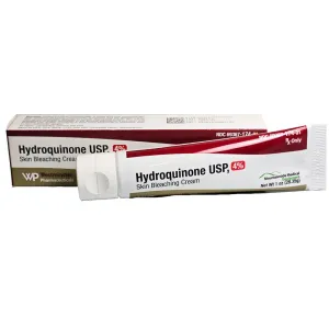 Hydroquinone Cream 4% Skin Bleaching Cream for Hyperpigmented Skin (Rx)