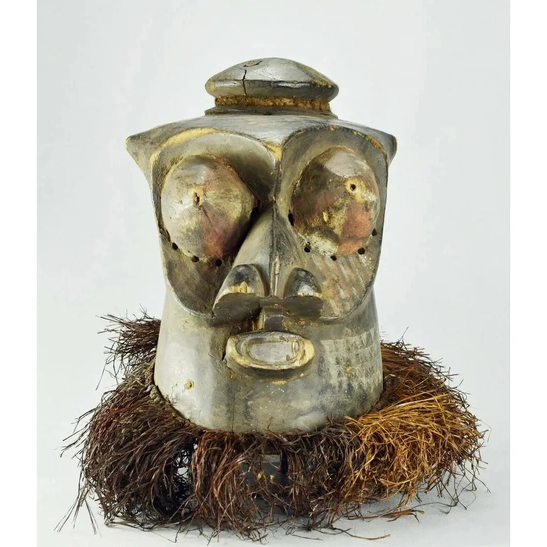 Large Kuba Helmet Mask, Congo