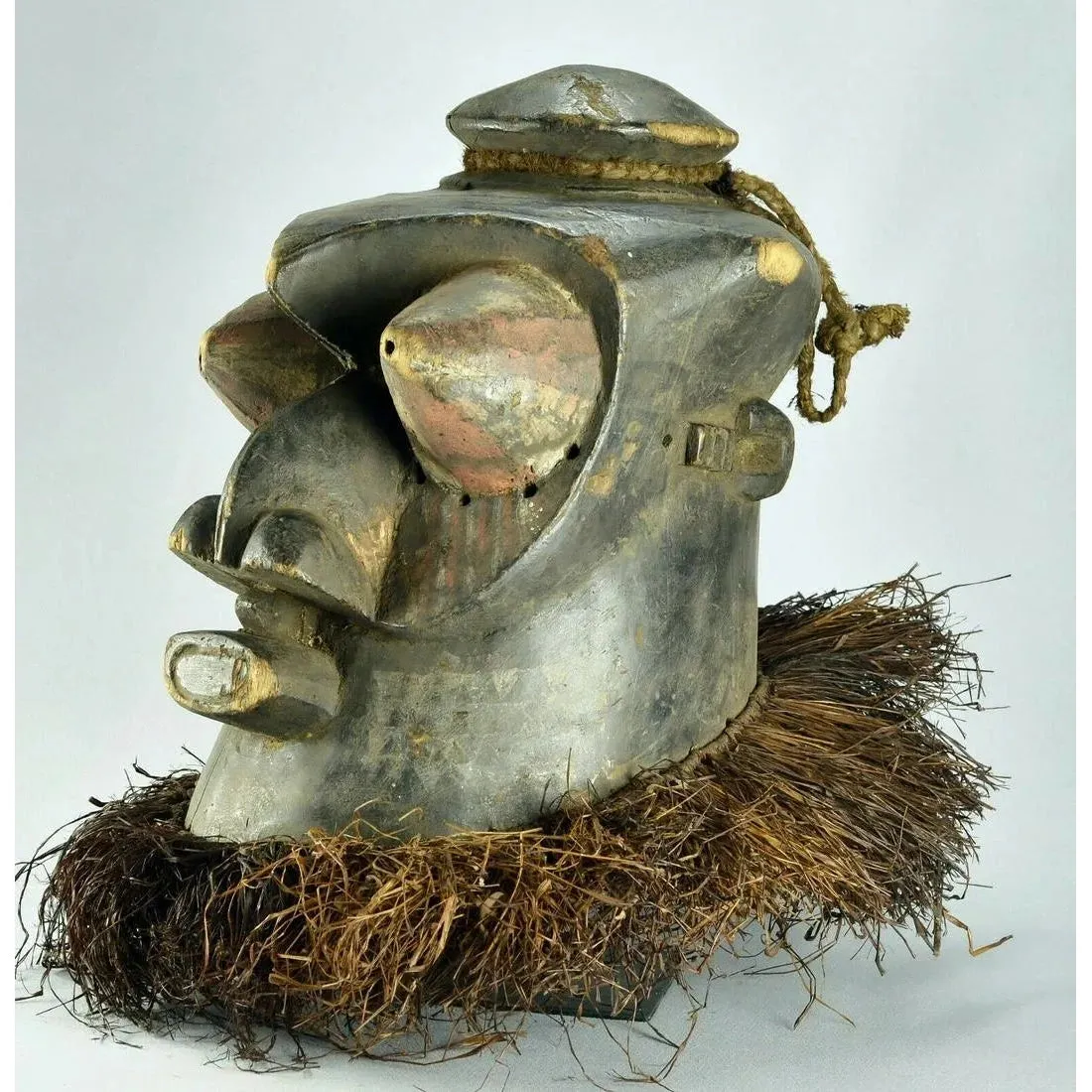 Large Kuba Helmet Mask, Congo