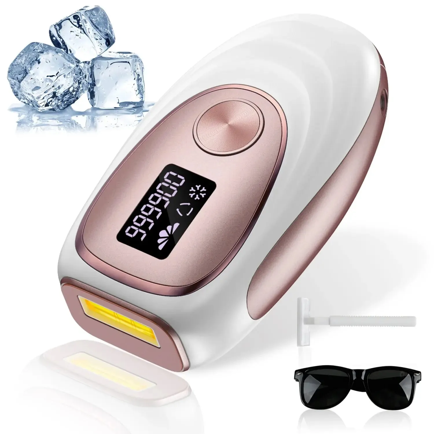 Laser Hair Removal Device Ice Cooling Permanent Painless