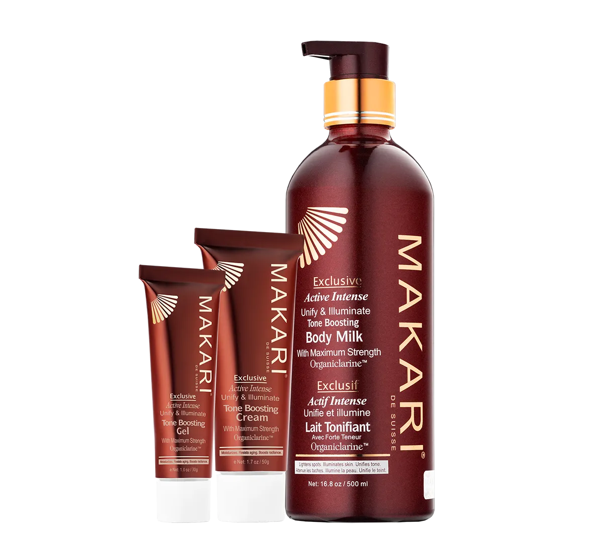 MAKARI - Exclusive Milk Cream Gel - Combo (3 pc set)