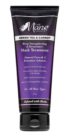 Mane Choice Green Tea and Carrot Deep Strengthening and Restorative Mask Treatment 8 oz