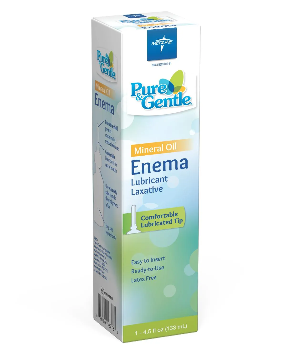 Medline Pure and Gentle Disposable Mineral Oil Enema