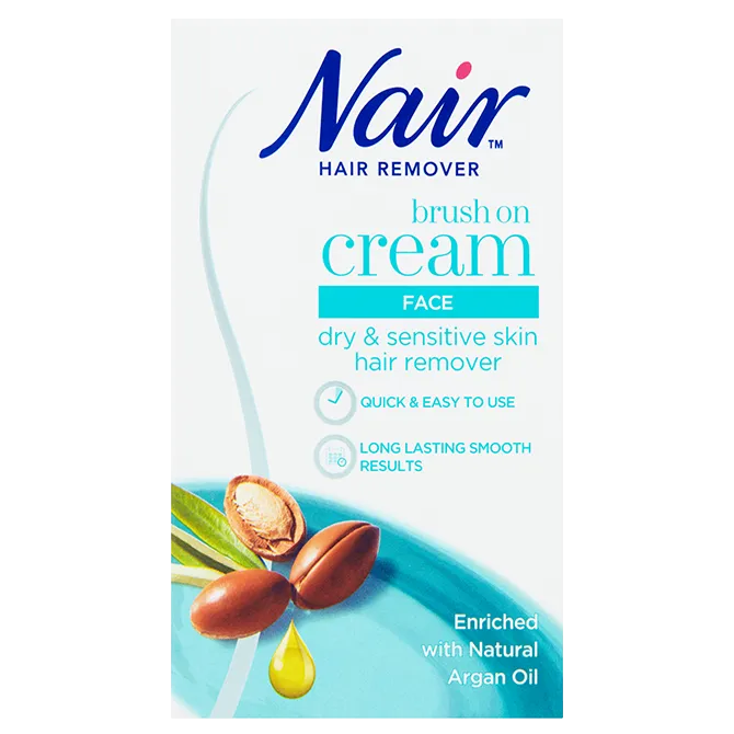 Nair Hair Remover Brush On Cream Face