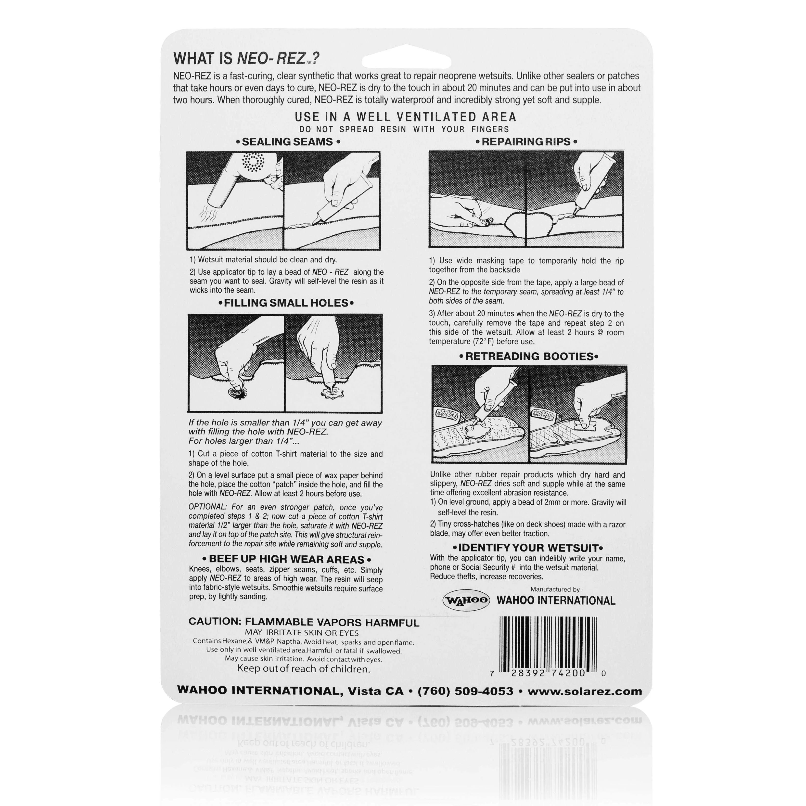 NEO-REZ Wetsuit Repair and Sealer (2 OZ)