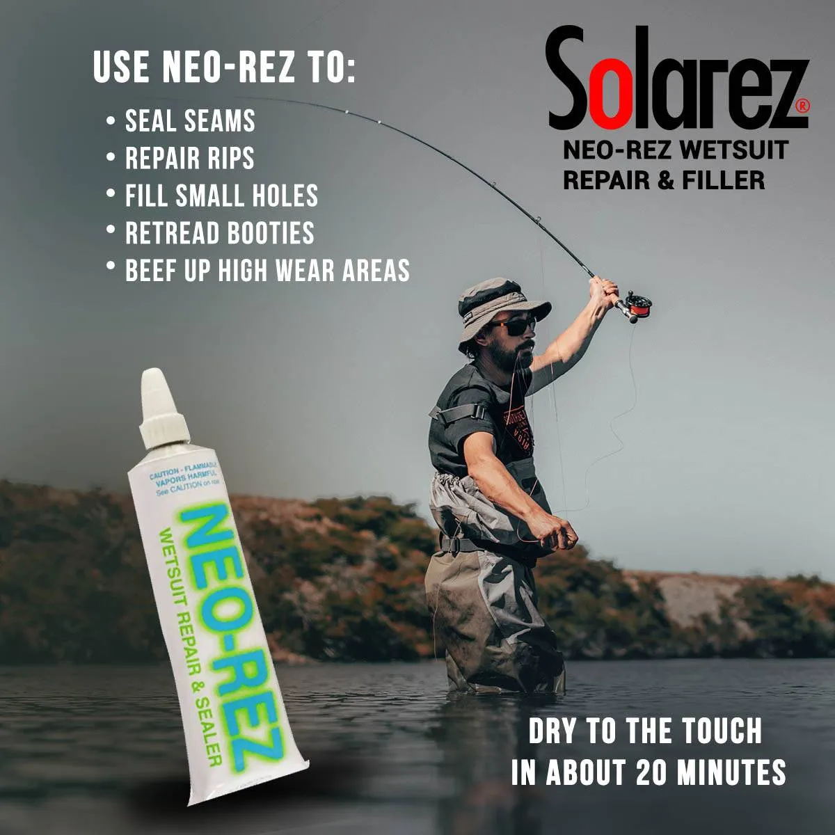 NEO-REZ Wetsuit Repair and Sealer (2 OZ)