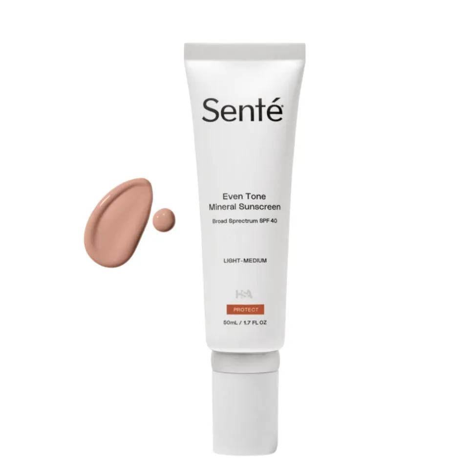 Senté Even Tone Mineral Sunscreen Broad Spectrum SPF 40 (Light-Medium)