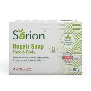 SORION Repair Soap, Nim bark, leaf extract, coconut oil, Curcumarhizoma Extract