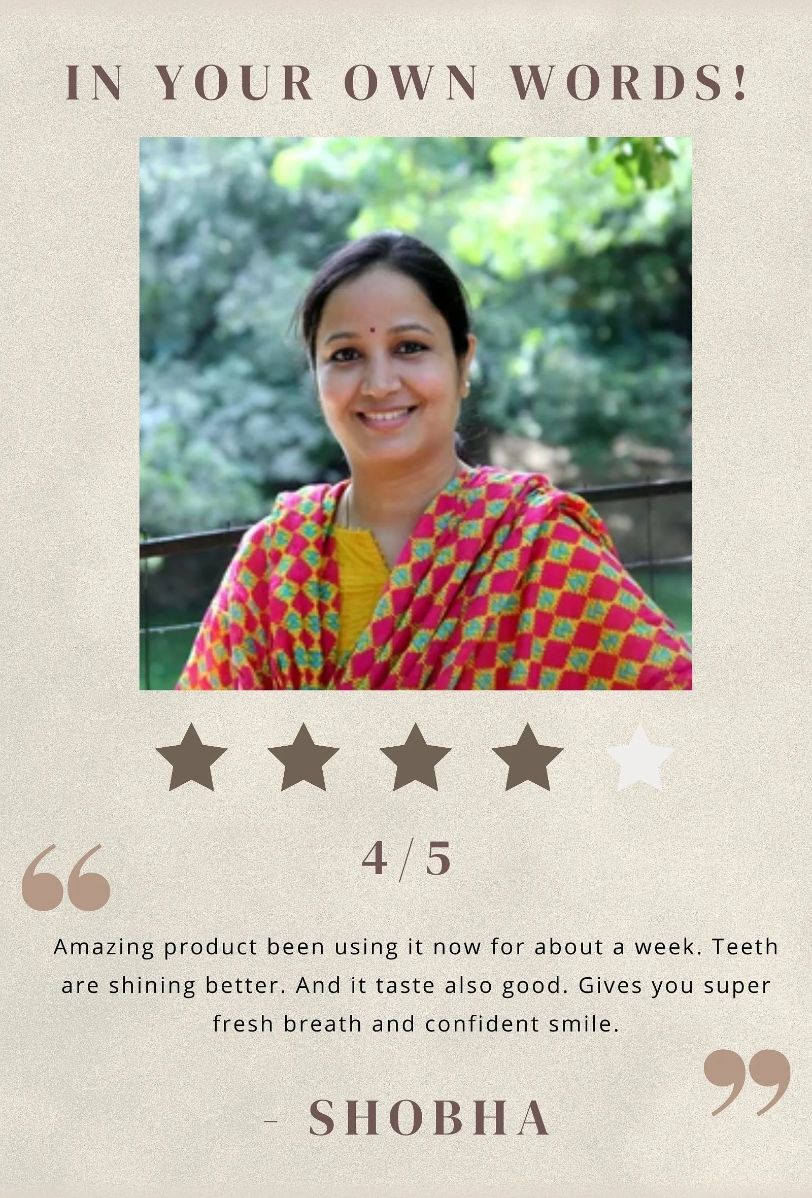 Teeth Brightening Powder: DASHANANSANSKAR CHURAN: Clove & Fenugreek