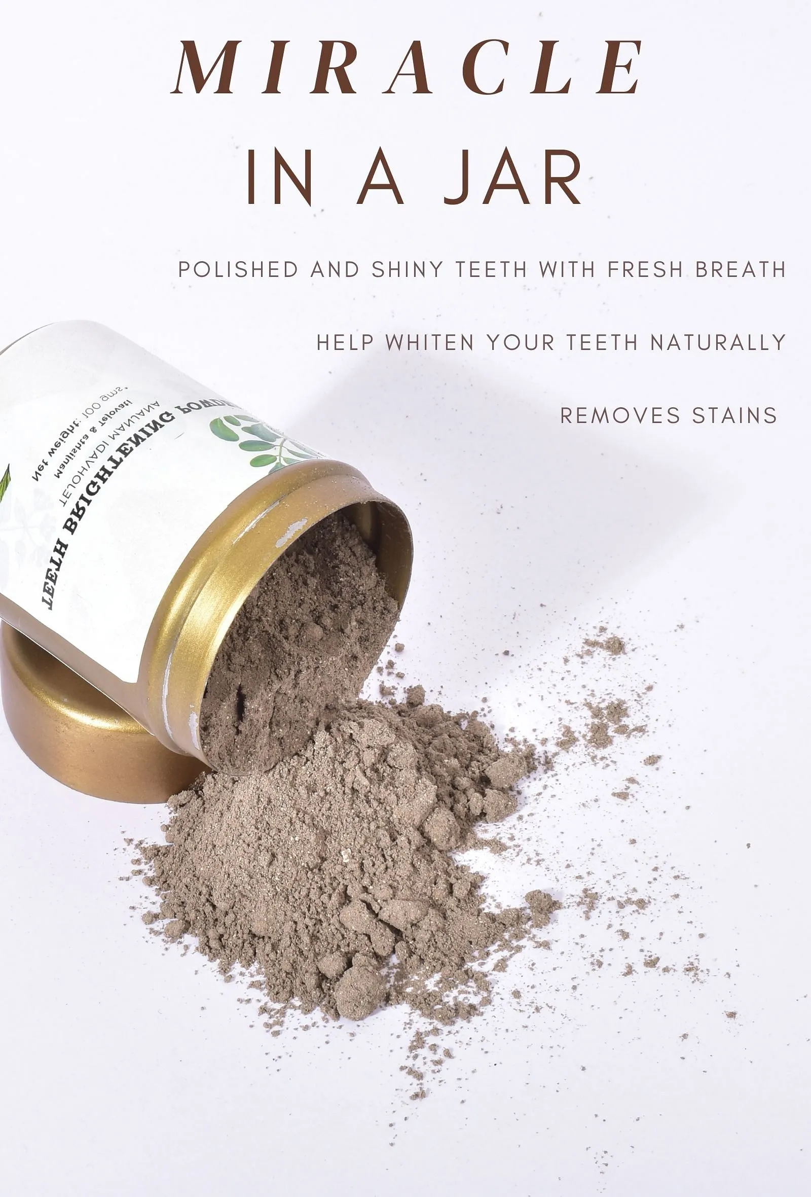 Teeth Brightening Powder: DASHANANSANSKAR CHURAN: Clove & Fenugreek