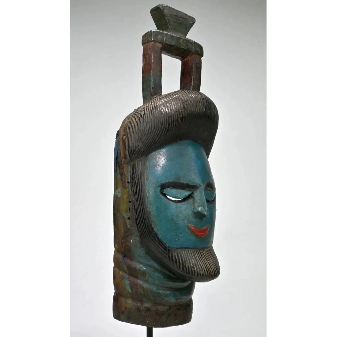 Temne Headdress Mask for the Ordehlay (Ode-Lay) or Jollay Society, Sierra Leone #980