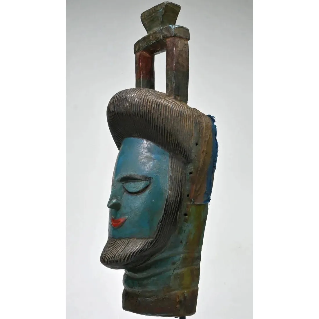 Temne Headdress Mask for the Ordehlay (Ode-Lay) or Jollay Society, Sierra Leone #980