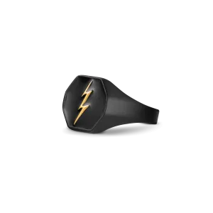 Thunderbolt Ring - Black