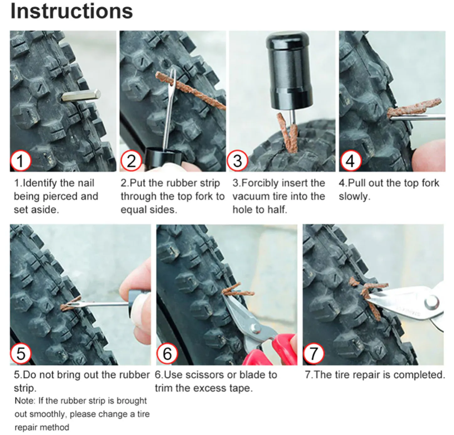 Tubeless Tire Repair Tool